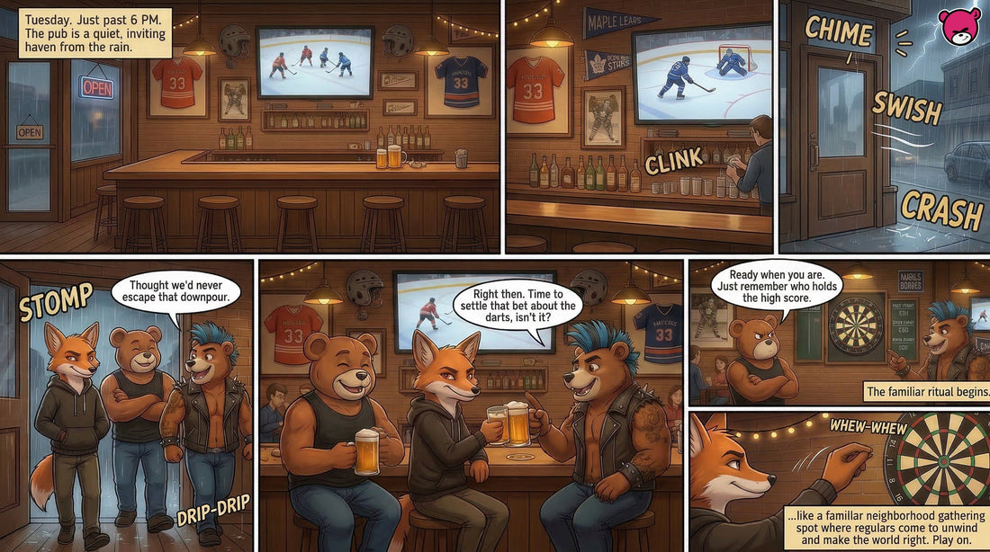 Bar Banter and Camaraderie