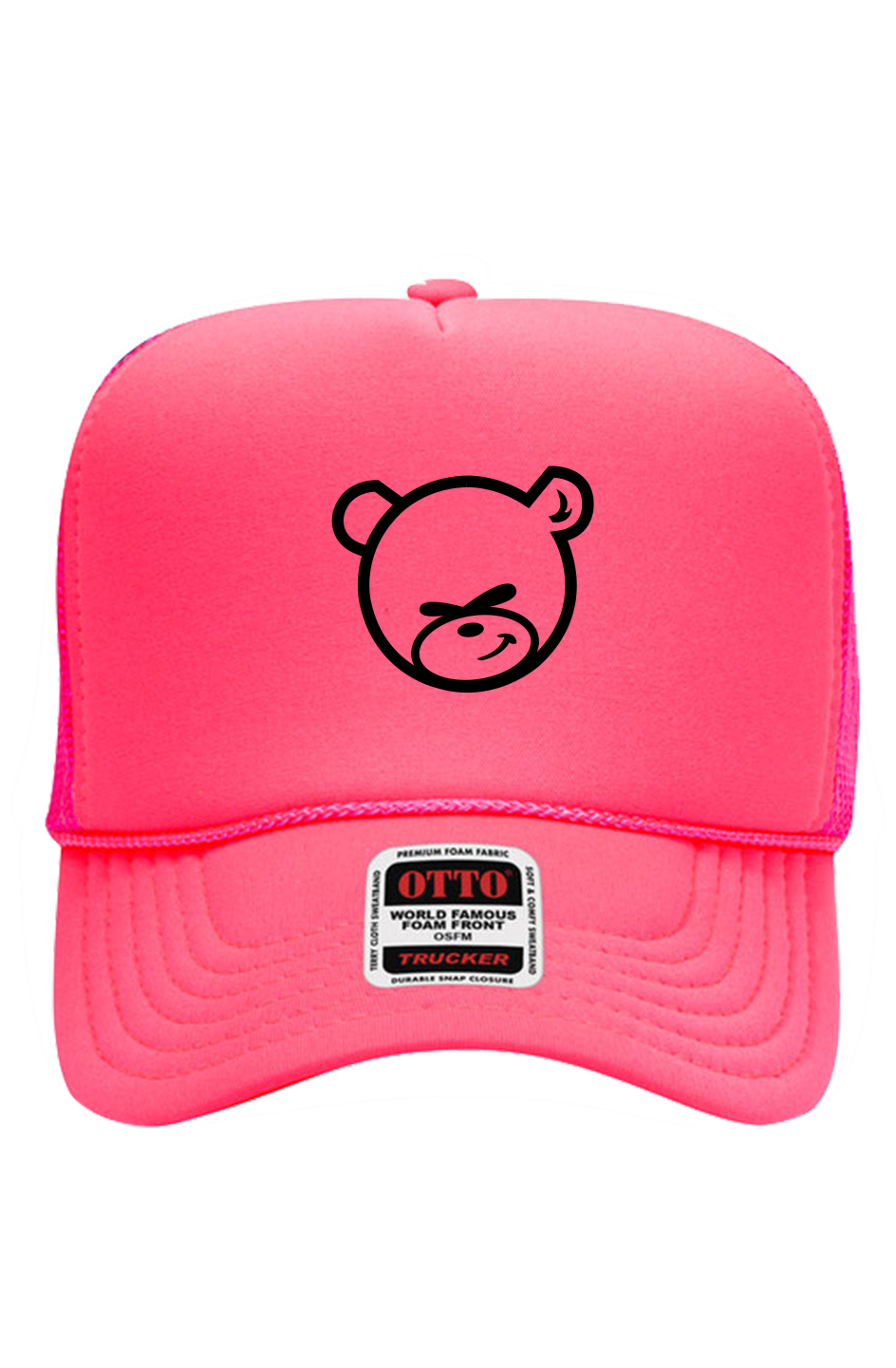 5 Panel High Crown Trucker Cap