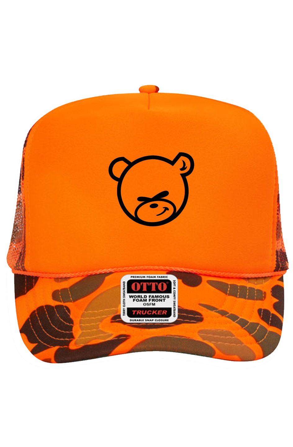5 Panel High Crown Trucker Cap
